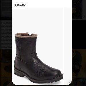 Mephisto Black Leather Men's Boots